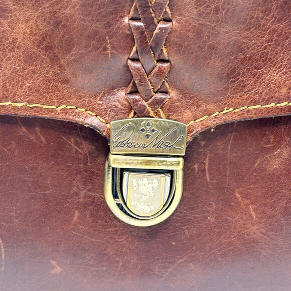 Patricia Nash Brown Leather Shoulder Bag - Picture 8 of 11